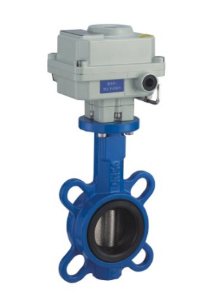 防爆电动对夹式软密封蝶阀